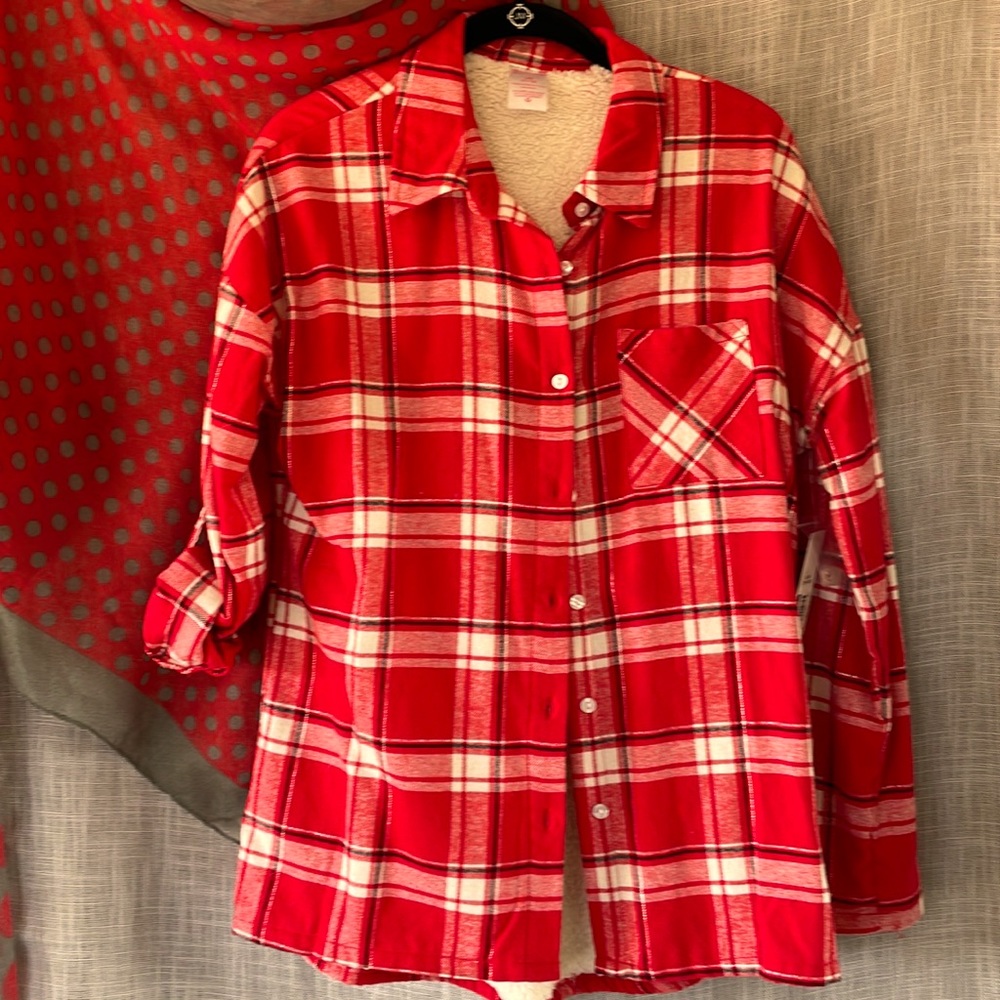 Comfy plaid shirt with Shepro back